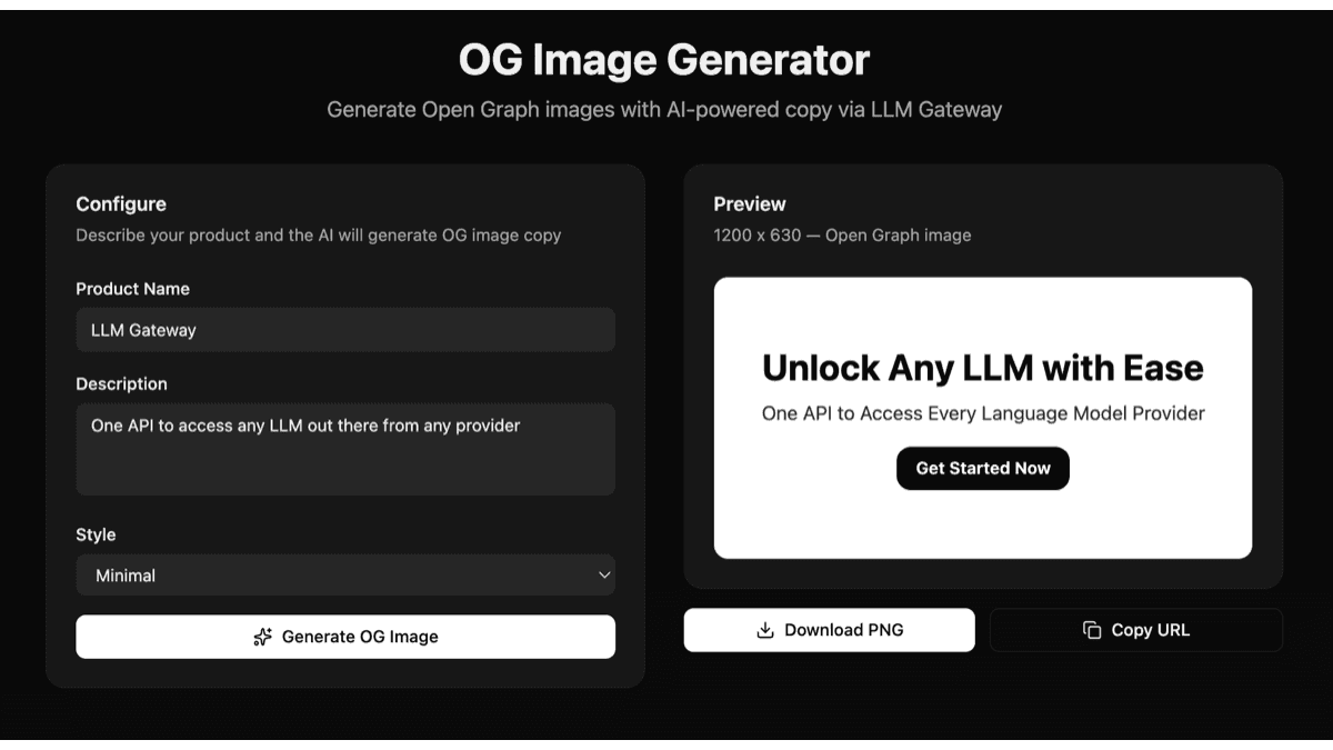 OG Image Generator preview